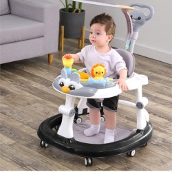 LINKSAW Adjustable Baby Walker - Safe and Fun Walking Aid for Infants